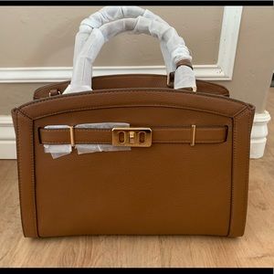 Michael Kors Karson satchel brown leather